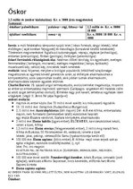 Összefoglalók, jegyzetek 'Őskor', 1.                