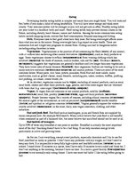 Esszék 'Eating Habits', 1.                