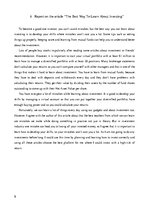 Esszék 'Reports on the Articles about Finances', 9.                