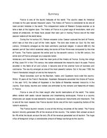 Esszék 'Summary - France', 1.                