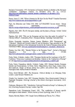 Záródolgozatok 'The Case Study of the Erasmus Program in Latvia: Stereotypes and European Identi', 72.                