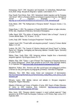 Záródolgozatok 'The Case Study of the Erasmus Program in Latvia: Stereotypes and European Identi', 74.                