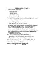 Összefoglalók, jegyzetek 'Present Tenses, Past Tenses and Future Tenses', 2.                