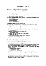 Összefoglalók, jegyzetek 'Present Tenses, Past Tenses and Future Tenses', 3.                