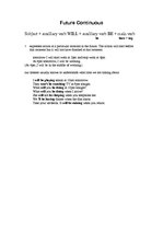 Összefoglalók, jegyzetek 'Present Tenses, Past Tenses and Future Tenses', 10.                