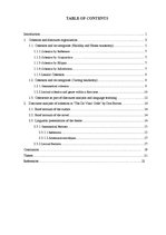 Kutatási anyagok 'Cohesion in Dan Brown’s "The Da Vinci Code"', 5.                
