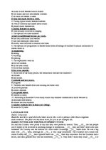 Minták 'English 2010 Exam Answers', 5.                