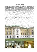 Esszék 'Mezotne Palace', 1.                