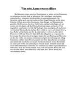 Esszék 'Wer reist, kann etwas erzählen', 1.                