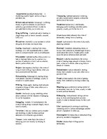 Összefoglalók, jegyzetek 'Legal Terms in English', 1.                