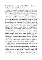 Esszék 'Critically Discuss the Principal-Agent Problem, and what Implications Does It ha', 1.                