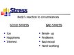 Prezentációk 'Stress and Fitness', 2.                