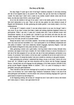 Esszék 'The Story of My Life', 1.                