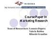Kutatási anyagok 'Marketing Research Report', 31.                