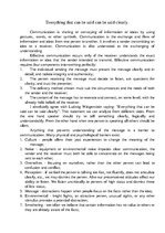 Esszék 'Everything that Can Be Said, Can Be Said Clearly', 1.                