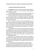 Kutatási anyagok 'Pronunciation Teaching in English Lessons', 3.                