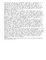 Esszék 'One of the Main Assumptions of Marxism: Contradiction and Conflict', 1.                