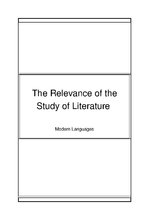 Esszék 'Does Literature Still Matter', 4.                