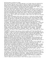 Esszék 'Self Assessment Paper', 1.                