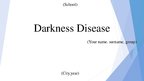Prezentációk 'Seasonal Affective Disorder or Depression', 1.                