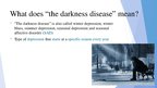 Prezentációk 'Seasonal Affective Disorder or Depression', 4.                