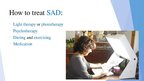 Prezentációk 'Seasonal Affective Disorder or Depression', 9.                