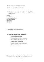 Összefoglalók, jegyzetek 'William Shakespeare', 9.                