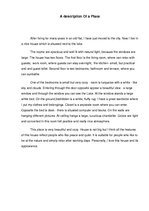 Esszék 'A Description of a Place', 1.                