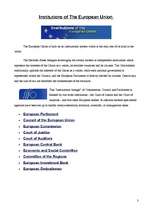 Prezentációk 'European Union Institutions', 10.                