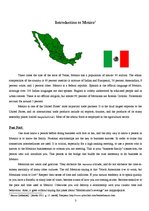 Kutatási anyagok 'Inetrcultural Communication - Mexico', 3.                