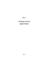 Kutatási anyagok 'Agatha Christie "The Queen of Crime"', 1.                