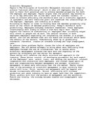 Esszék 'Scientific Managament', 1.                