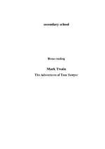 Összefoglalók, jegyzetek 'Mark Twain', 1.                