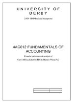 Kutatási anyagok 'Fundamentals of Accounting', 1.                