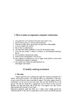 Kutatási anyagok 'Ergonomic Guidelines for Arranging a Computer Workstation', 4.                