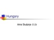 Prezentációk 'Hungary', 1.                
