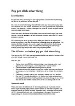 Kutatási anyagok 'Pay per Click Advertising', 1.                