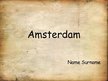 Prezentációk 'Amsterdam', 1.                