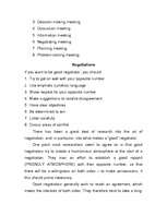 Összefoglalók, jegyzetek 'Meetings, Negotiations, Teambuilding, Leadership and Business Ethics', 2.                