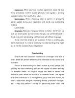 Összefoglalók, jegyzetek 'Meetings, Negotiations, Teambuilding, Leadership and Business Ethics', 6.                