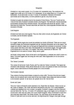 Kutatási anyagok 'Scotland Geography and Sport', 1.                