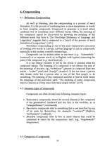 Kutatási anyagok 'Processes of Creating New Words: Blending in English and Compounding in Latvian', 10.                