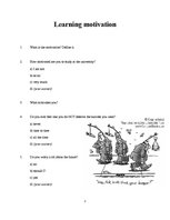Kutatási anyagok 'Learning Motivation', 3.                