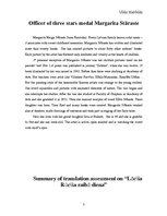 Kutatási anyagok 'Translation Assessment on "Lācīša Rūcīša raibā diena" by Margarita Stāraste', 2.                
