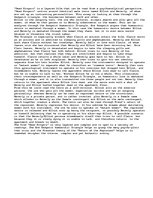 Esszék '"Dead Ringers" directed by David Cronenberg. Plot summary and psychonanalysis.', 1.                