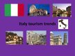 Prezentációk 'Italy Tourism Trends', 1.                