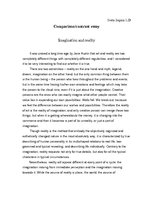 Esszék 'Imagination and Reality', 1.                