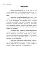 Esszék 'Television', 1.                