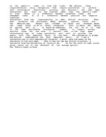 Esszék 'The publics right to know. The Constitutional responsibility of the press.', 2.                