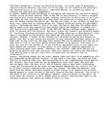 Esszék 'The impression on Amanda as a mother at the end of the scene 1 of the play "Glas', 1.                